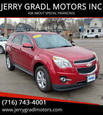 2013 Chevrolet Equinox for sale at JERRY GRADL MOTORS INC in North Tonawanda NY