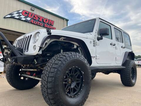 2017 Jeep Wrangler Unlimited for sale at Custom Auto Sales - AUTOS in Longview TX