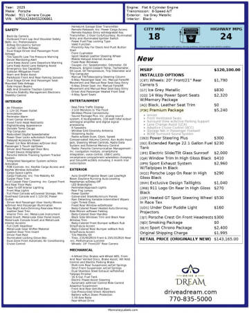 2025 Porsche 911 Carrera