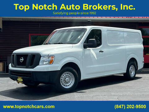 2014 Nissan NV for sale at Top Notch Auto Brokers, Inc. in McHenry IL