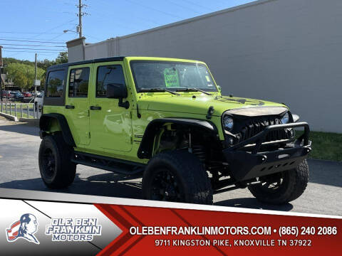 2017 Jeep Wrangler Unlimited for sale at Ole Ben Franklin Motors KNOXVILLE - Ole Ben Franklin Motors - Knoxville in Knoxville TN