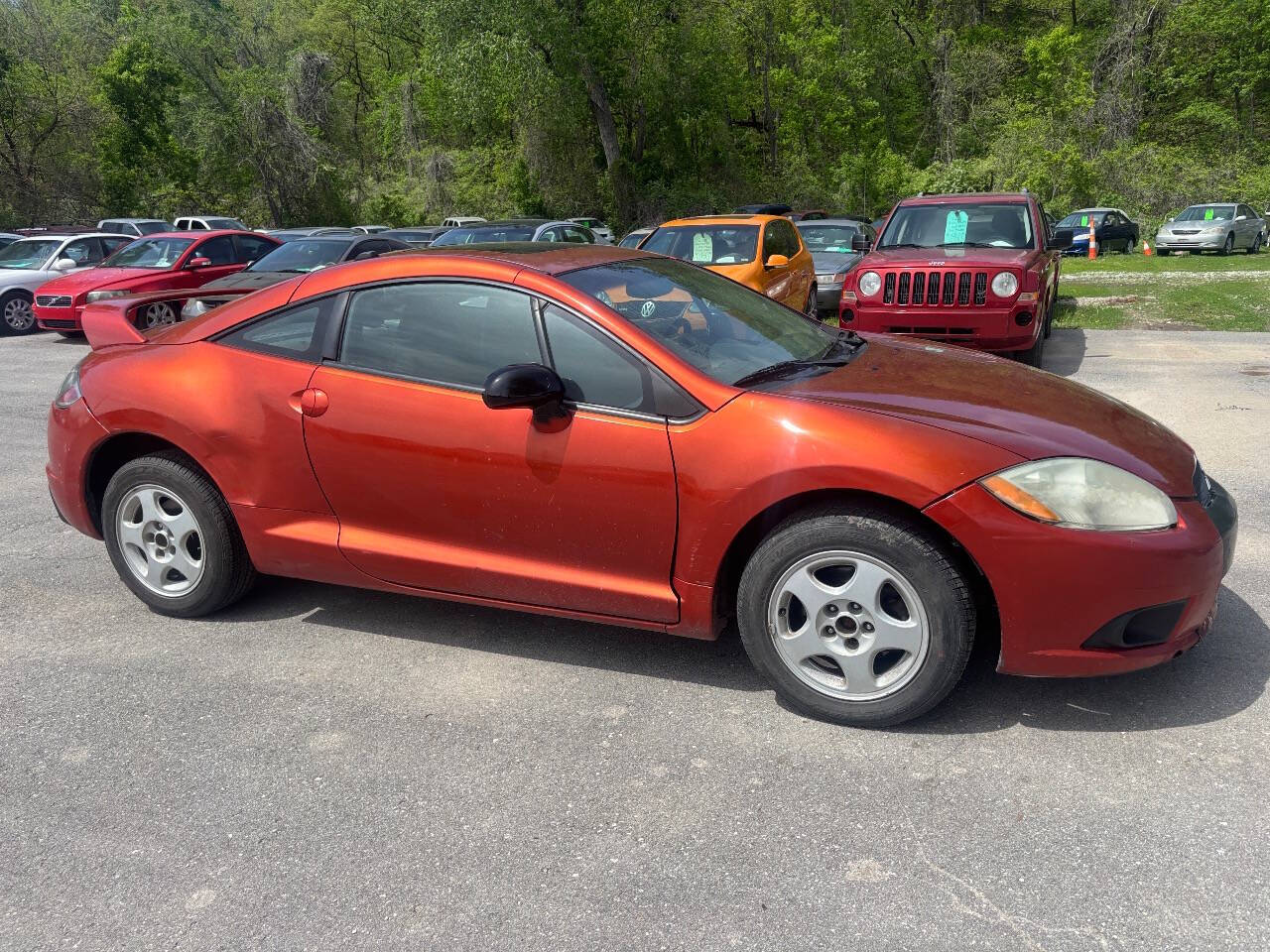 Orange 2009 Mitsubishi Eclipse GT GT 2dr Hatchback 2
