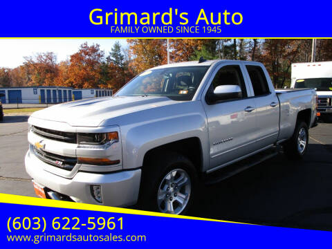 2018 Chevrolet Silverado 1500 for sale at Grimard's Auto in Hooksett NH
