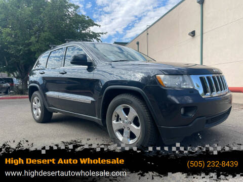 2012 Jeep Grand Cherokee for sale at High Desert Auto Wholesale in Albuquerque NM