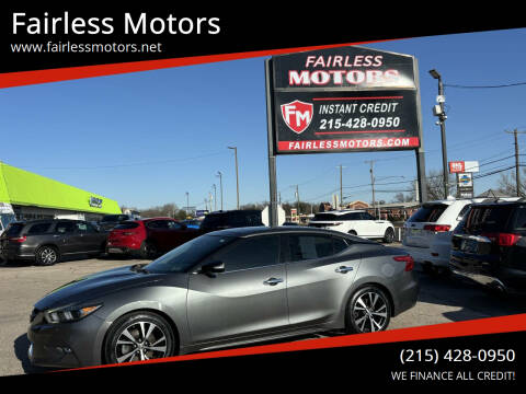2018 Nissan Maxima for sale at Fairless Motors in Fairless Hills PA