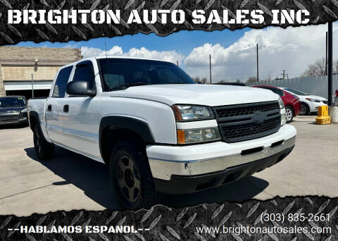 2006 Chevrolet Silverado 1500 for sale at BRIGHTON AUTO SALES INC in Brighton CO