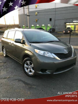 2011 Toyota Sienna for sale at All American Imports in Alexandria VA