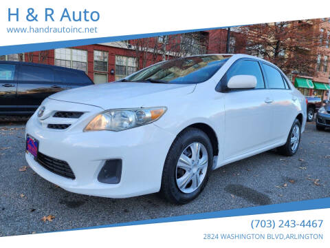 2011 Toyota Corolla for sale at H & R Auto in Arlington VA