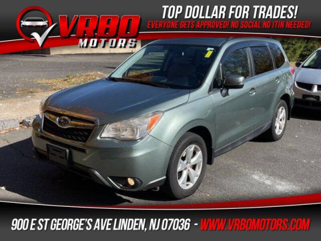 2014 Subaru Forester for sale at Vrbo Motors in Linden, NJ