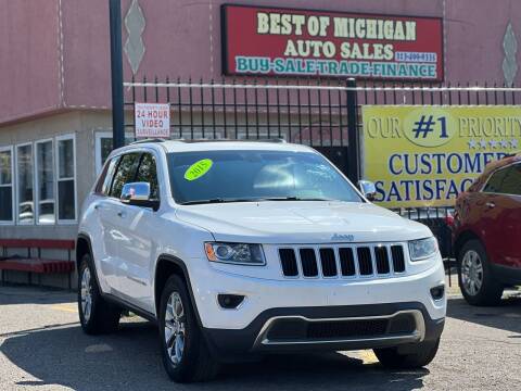 2015 Jeep Grand Cherokee for sale at Best of Michigan Auto Sales in Detroit MI