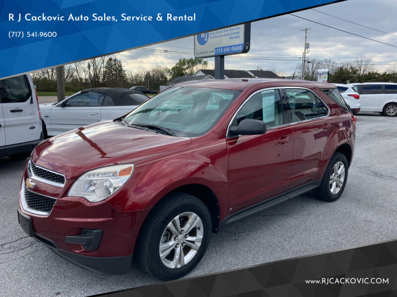 2010 Chevrolet Equinox for sale at R J Cackovic Auto Sales, Service & Rental in Harrisburg PA