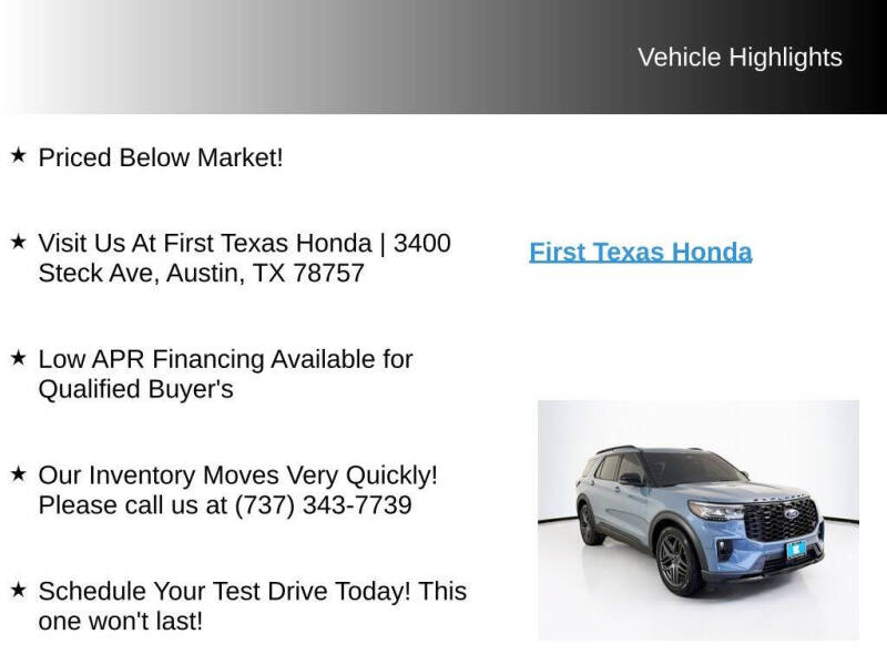 2025 Ford Explorer ST