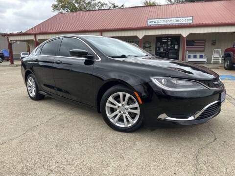 2015 Chrysler 200 for sale at PITTMAN MOTOR CO in Lindale TX