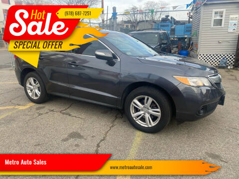 2013 Acura RDX for sale at Metro Auto Sales in Lawrence MA