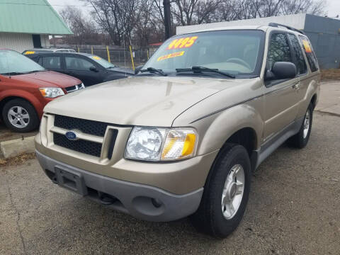 2002 Ford Explorer Sport for sale at RBM AUTO BROKERS in Alsip IL