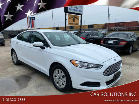 2014 Ford Fusion for sale at Car Solutions Inc. in San Antonio TX