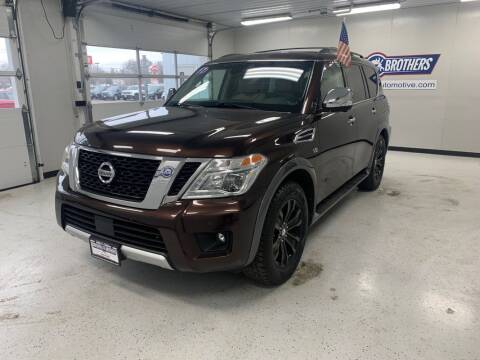 2017 Nissan Armada for sale at Brown Brothers Automotive Sales And Service LLC in Hudson Falls NY
