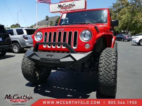 2015 Jeep Wrangler for sale at McCarthy Wholesale in San Luis Obispo CA