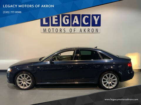 2012 Audi A4 for sale at LEGACY MOTORS OF AKRON in Akron OH