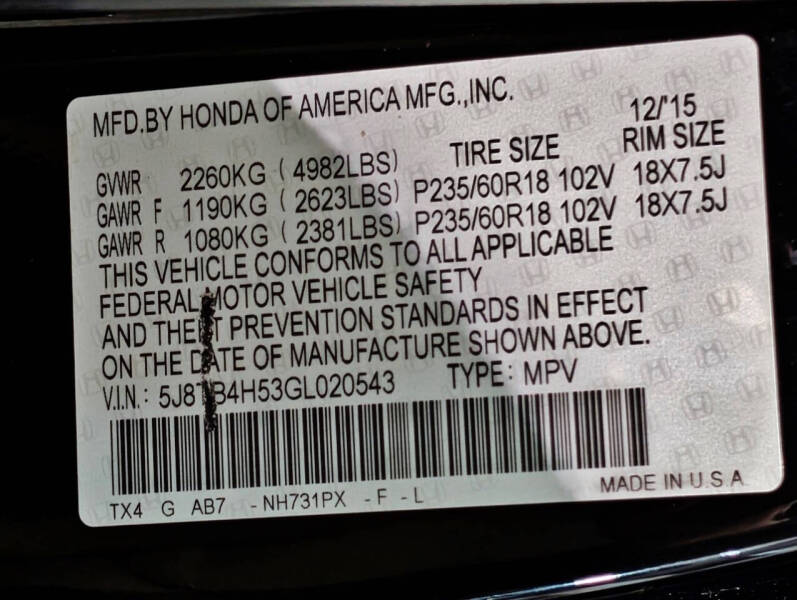 2016 Acura RDX