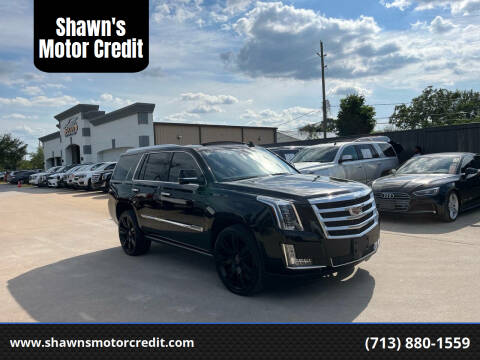 2016 Cadillac Escalade for sale at Shawn's Motor Credit in Houston TX