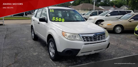 2011 Subaru Forester for sale at AMANA MOTORS in Tulsa OK