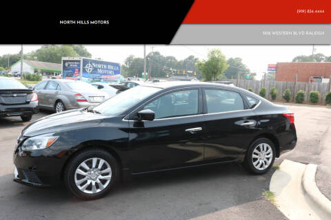 2017 Nissan Sentra for sale at NORTH HILLS MOTORS in Raleigh NC