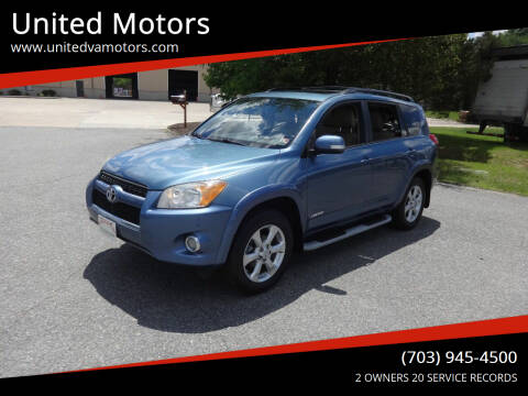 2011 Toyota RAV4 for sale at United Motors in Fredericksburg VA