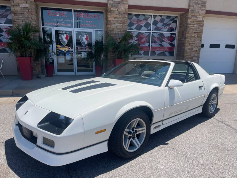 1987 Chevrolet Camaro for sale at Iconic Motors of Oklahoma City, LLC in Oklahoma City OK