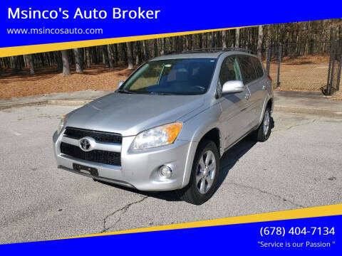 2011 Toyota RAV4 for sale at Msinco's Auto Broker in Snellville GA