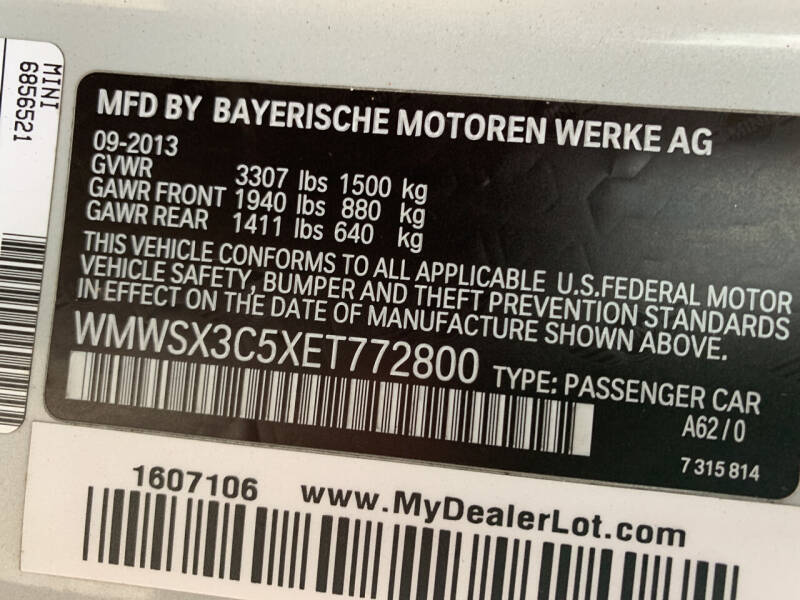 2014 MINI Coupe Cooper S