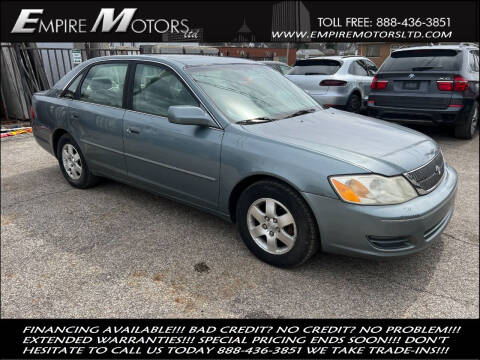 2002 Toyota Avalon for sale at Empire Motors LTD in Cleveland OH