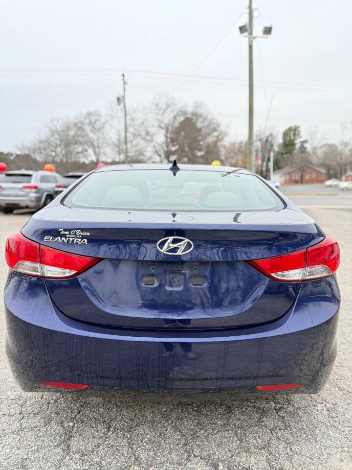 2012 Hyundai ELANTRA for sale at Joes Blvd Auto Sales in Hopewell, VA