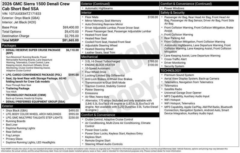 2026 GMC Sierra 1500