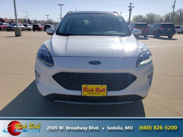 Used 2021 Ford Escape Titanium with VIN 1FMCU9J94MUA63115 for sale in Sedalia, MO