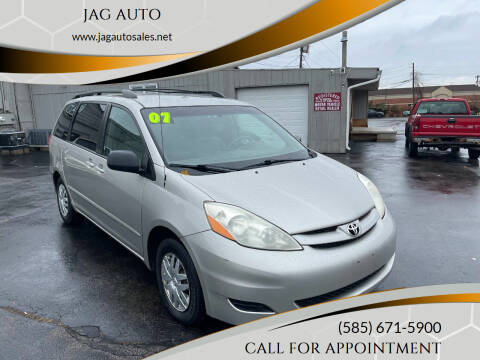 2007 Toyota Sienna for sale at JAG AUTO in Webster NY
