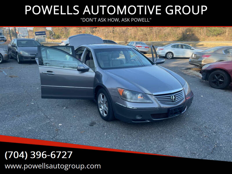 2008 Acura RL for sale at POWELLS AUTOMOTIVE GROUP in Gastonia NC