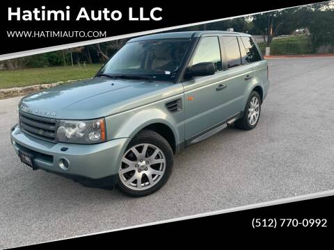 2008 Land Rover Range Rover Sport for sale at Hatimi Auto LLC in Buda TX