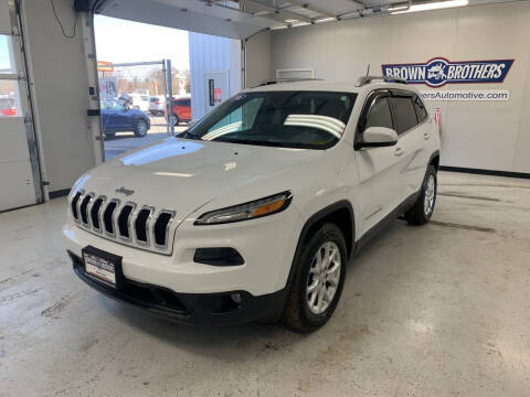 2016 Jeep Cherokee for sale at Brown Brothers Automotive Sales And Service LLC in Hudson Falls NY