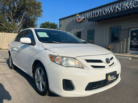 2012 Toyota Corolla for sale at Midtown Motor Company in San Antonio TX