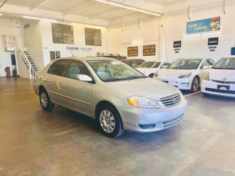 2004 Toyota Corolla for sale at Lux Global Auto Sales in Sacramento CA