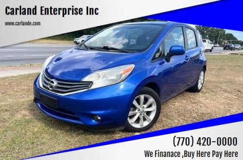 2014 Nissan Versa Note for sale at Carland Enterprise Inc in Marietta GA