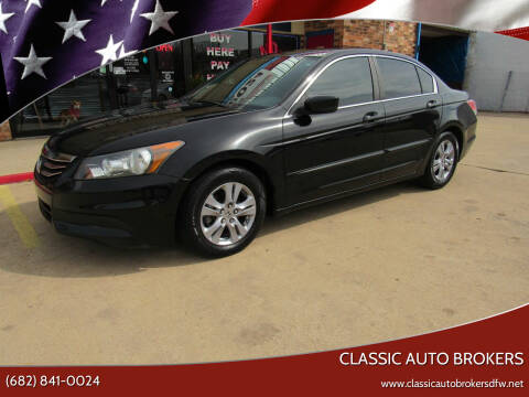2011 Honda Accord for sale at Classic Auto Brokers in Haltom City TX