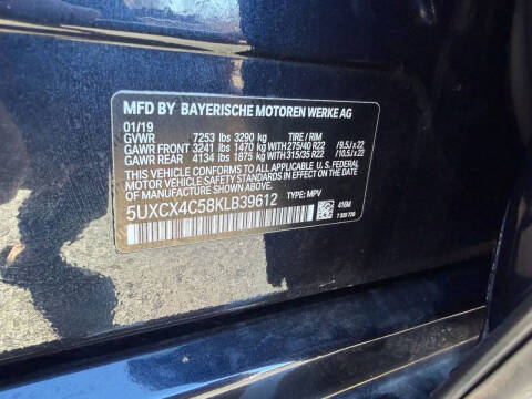 2019 BMW X7 xDrive50i