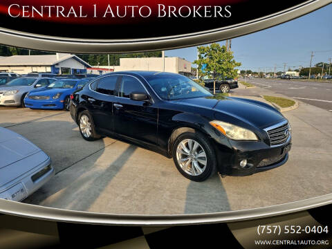 2011 Infiniti M37 for sale at Central 1 Auto Brokers in Virginia Beach VA