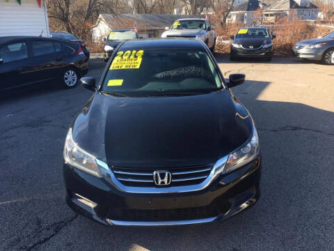 2014 Honda Accord for sale at Zeez Auto Sales in North Attleboro MA