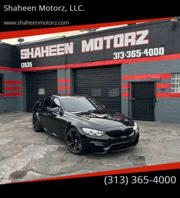 2015 BMW M3 for sale at Shaheen Motorz, LLC. in Detroit MI