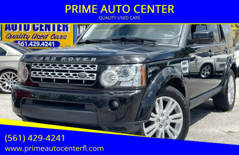2012 Land Rover LR4 for sale at PRIME AUTO CENTER in Palm Springs FL