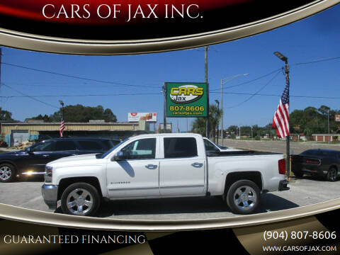 2017 Chevrolet Silverado 1500 for sale at CARS OF JAX INC. in Jacksonville FL