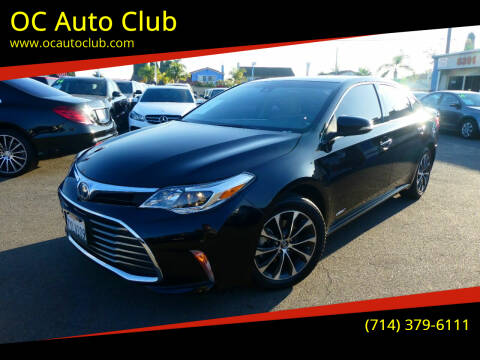 2017 Toyota Avalon Hybrid for sale at OC Auto Club in Midway City CA